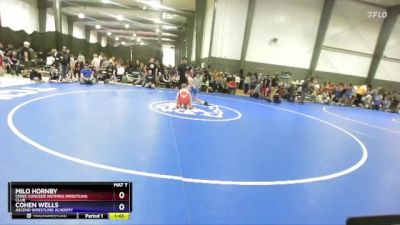 108 lbs Semifinal - Milo Hornby, CNWC Concede Nothing Wrestling Club vs Cohen Wells, Ascend Wrestling Academy