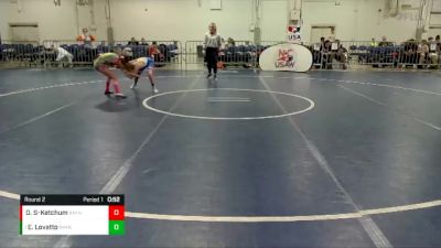 83 lbs Round 2 - Evan Lovatto, West Side Wrestling vs Onesty Simmons-Ketchum, Stay Sharp Wrestling Club