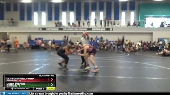 160 lbs Quarterfinal - Derik Palmer, Unattached vs Clifford Williford, Unattached