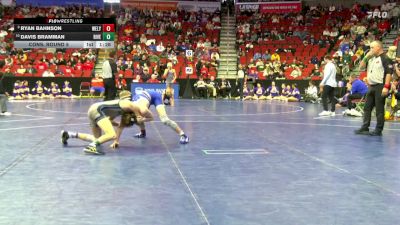 1A-126 lbs Cons. Round 5 - Ryan Bahnson, West Lyon vs Davis Bramman, Riverside, Oakland