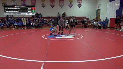 110 lbs Quarterfinal - Jules Neubauer, Denver vs Mya Bormann, Wahlert Catholic