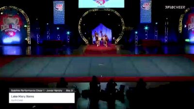 Lake Mary Rams - Youth Cheer [2021 Sideline Performance Cheer 1 - Junior Varsity Day 3] 2021 Pop Warner National Cheer & Dance Championship