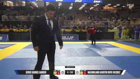 Maximiliano Agustin Royg Vazquez vs Derek Gabriel Hansen 2025 Pan Kids Jiu-Jitsu IBJJF Championship