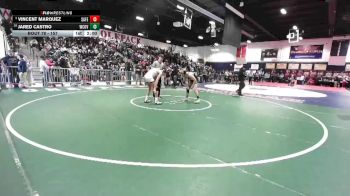 157 lbs Champ. Round 1 - Vincent Marquez, Santa Fe vs Jared Castro, West Covina