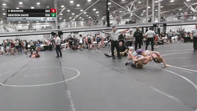 138 lbs Quarterfinals (8 Team) - Jj Beauvais, Team Shutt B Team vs Grayson Davis, Steller Trained Cad Bane