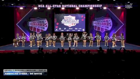 American Cheer - Sr White [2026 L1 Senior - Medium Day 2] 2026 NCA All-Star National Championship