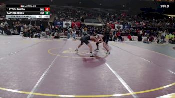 120 lbs 5th Place Match - Easton Olson, Riverton vs Ayden Tokita, Skyline