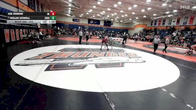 174 lbs Cons. Round 3 - Joe Zereini, Roanoke vs Nolan Howell, Cornell College