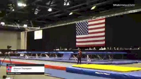 Ghavyn Thompson - Tumbling, Aspire - 2021 USA Gymnastics Championships