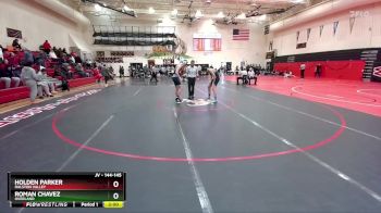 144-145 lbs Round 1 - Holden Parker, Ralston Valley vs Roman Chavez, Overland