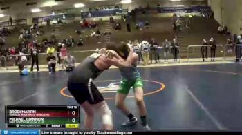 120 lbs 5th Place Match - Brodi Martin, Warrior Warehouse Wrestling vs Michael Giannoni, Deep Roots Wrestling Club