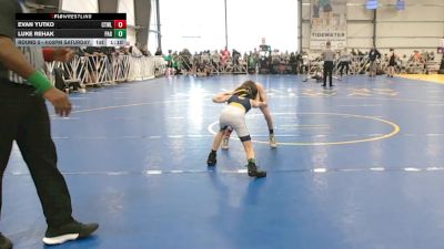 52 lbs Round 5 - 4:00pm Saturday - Luke Rehak, PA Gold vs Evan Yutko, CTWHALE