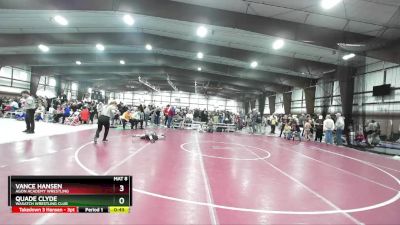 50 lbs Cons. Round 3 - Vance Hansen, Agon Academy Wrestling vs Quade Clyde, Wasatch Wrestling Club