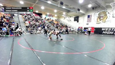 157 lbs 1st Place Match - Sergio Gomez, St. John Bosco vs Josiah Tessandore, Shadow Hills