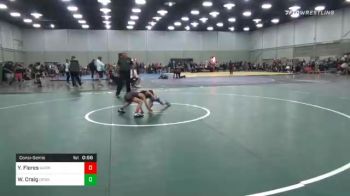 55 lbs Consolation - Yareli Flores, Warriors Of Christ vs William Craig, Okwa