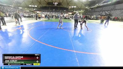 138 lbs Quarterfinal - Humam AL-Daffaie, Fight On Wrestling Club vs Jake Hurley, Lake Stevens Wrestling Club