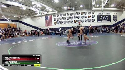 165 lbs Cons. Round 2 - Philip Brodsky, Kenston vs Ian Pollock, Medina Highland (B), OH