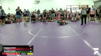 48 lbs Round 2 (8 Team) - Tyanna Evans, Killa Bees vs Gannon Hoch, U2 Upstate Uprising Blue