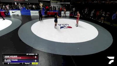 59 lbs Round 2 - Janie Houser, Sunnyvale Wrestling Club vs Elaine Young, California