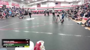 55B Semifinal - Macklin Jones, Higginsville Youth Wrestling vs James Catron, Excelsior Springs