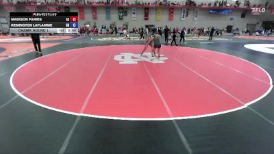160 B Champ. Round 1 - Madison Farris, Eureka vs Remington LaFlamme, Unattached