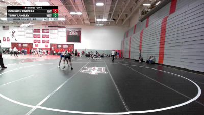 157 lbs Round Of 32 - Dominick Paterra, Kent State - Unatt vs Terry Langley, West Virginia - Unatt