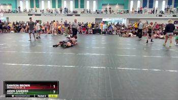 113 lbs Round 2 (4 Team) - Dawson Brown, Bronco Elite WC vs Aiden Sanders, Finger Lakes Elite