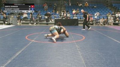 160 lbs Consi Of 4 - Janiya Johnson, TN vs Scarlett Yeager, KS