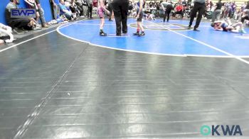 51 lbs Quarterfinal - Libbie Bledsoe, Woodland Wrestling Club vs Mayzie Morgan, Pawnee Wrestling Club