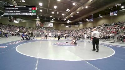 2A 132 lbs Semifinal - Statlen Hughes, Beaver vs Nash Nielsen, North Sevier
