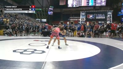 138 lbs Champ. Rd Of 64 - David Crilly, Florida vs Michael Poulette, Missouri