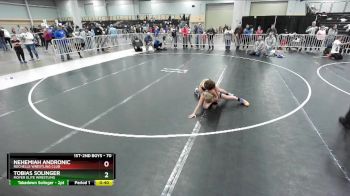 70 lbs Cons. Semi - Nehemiah Andronic, Rochelle Wrestling Club vs Tobias Solinger, Moyer Elite Wrestling