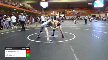 113 lbs Final - Dylan McDonald, Lemoore Wrestling vs Jack Schoenhard, Westide Raider Wrestling