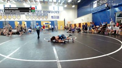 138 lbs Champ Round 1 (16 Team) - Izak Rodriguez, Funky Monkey vs Rudley Villareal, Westside Wrestling