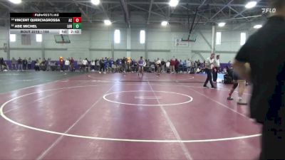 184 lbs Cons. Round 2 - Vincent Querciagrossa, Augustana (IL) vs Abe Michel, Loras