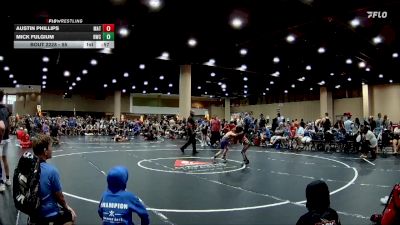 55 lbs Quarterfinal - Austin Phillips, MatClash vs Mick Fulgium, Rayne Wrestling Club