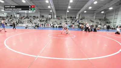 220 lbs 7th Place - Codey Dean, GA vs Clifford Williford, GA