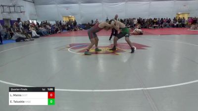 189 lbs Quarterfinal - Lewis Mains, Scottdale vs Elijah Taluskie, Hagerstown