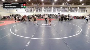 126 lbs Round Of 16 - Ryan Sousa, Farmington vs Jagger DeBenedet, Shelton