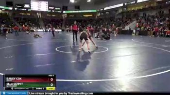 125 lbs Quarterfinal - Ella Schmit, Bettendorf vs Bailey Cox, NH/TV