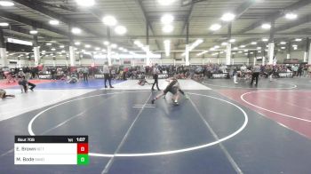 138 lbs Round Of 16 - Elijah Brown, No Team vs Maximus Bode, Sandra Day OConnor