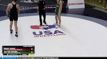 182 lbs Champ. Round 2 - Brady Wight, Vacaville High School Wrestling vs Rutter Hayden, Royal High School Wrestling