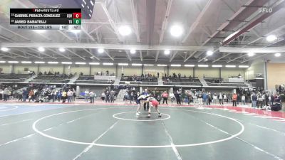 120 lbs Consi Of 8 #1 - Gabriel Peralta Gonzalez, Coventry vs Jared Sabatelli, Toll Gate