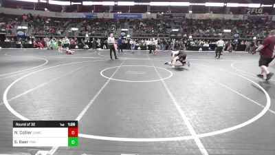 155 lbs Round Of 32 - Nicholas Collier, Live Oak Wrestling Club vs Sir Nick Baer, Purler Wrestling Academy