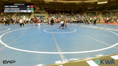 70 lbs Rr Rnd 3 - Emily Tarwater, Eufaula Ironheads Wrestling Club vs Gabby Rodriguez, Runestone
