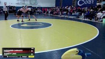 190 lbs Cons. Round 3 - Alexander Carrasco, Silverton vs Barrett Laws, Aloha