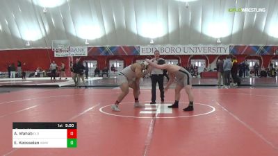 285 lbs Consi Of 4 - Ali Wahab, Old Dominion vs Eric Keosseian, Army West Point