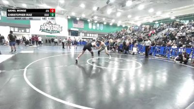 190 lbs Champ. Round 1 - Christopher Ruiz, Coachella Valley vs Gahel Monge, Ayala