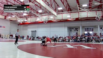 174 lbs Semifinal - Tyler Bodovetz, Ohio Wesleyan vs Javen Estrada, North Central