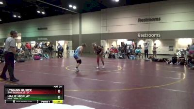 130 lbs Round 2 (16 Team) - Lyniann Gusick, Iowa Despicables vs Hailie Misplay, MXW - RAW